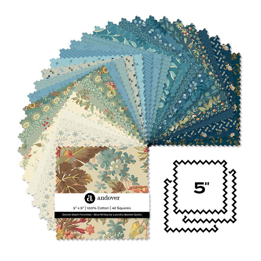 Secret Stash Blue Willow Charm Pack