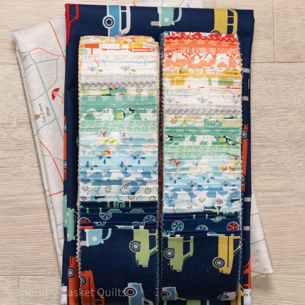 Virginia Star - Jelly Roll Sweet Ride Fabric Kit