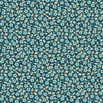 Royal Blue Prints - 1 yard