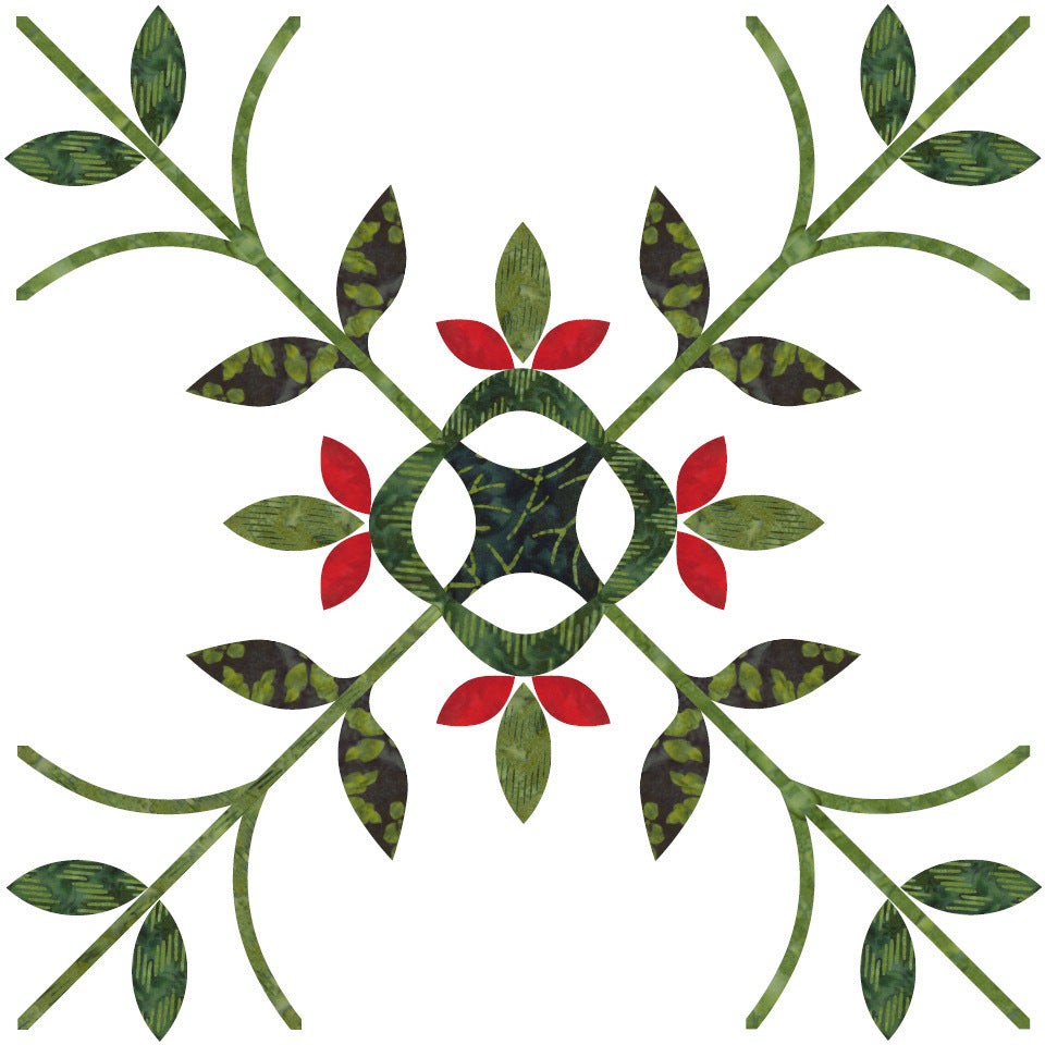 Silhouettes - Poinsettia Patch