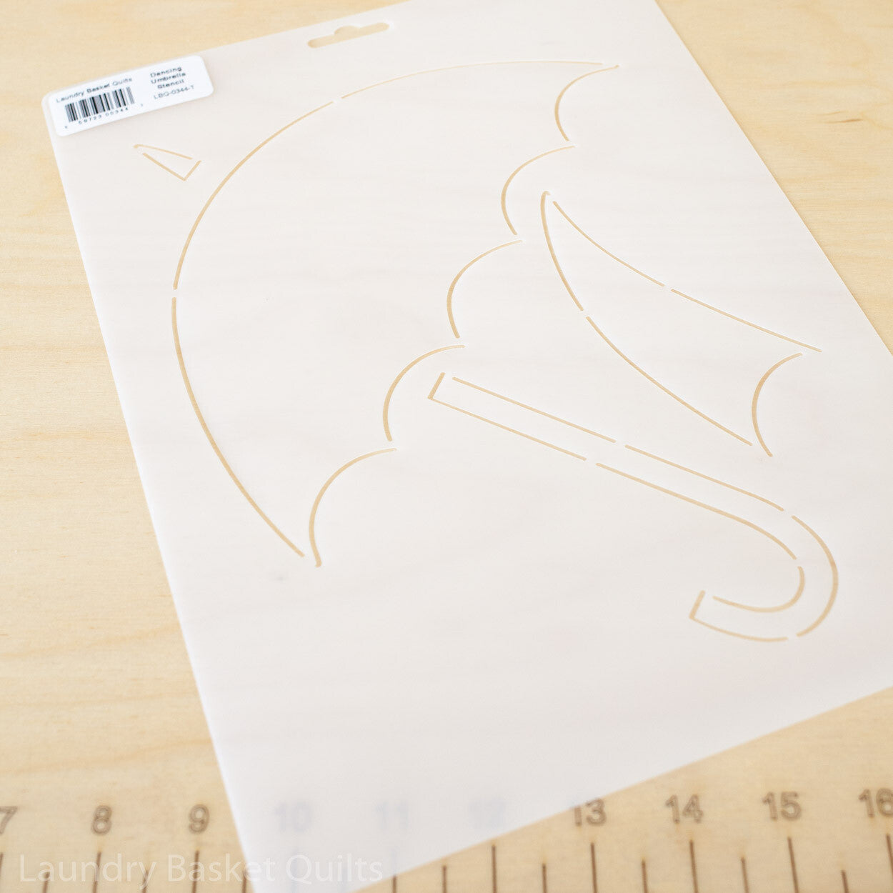 Stencil - Dancing Umbrella