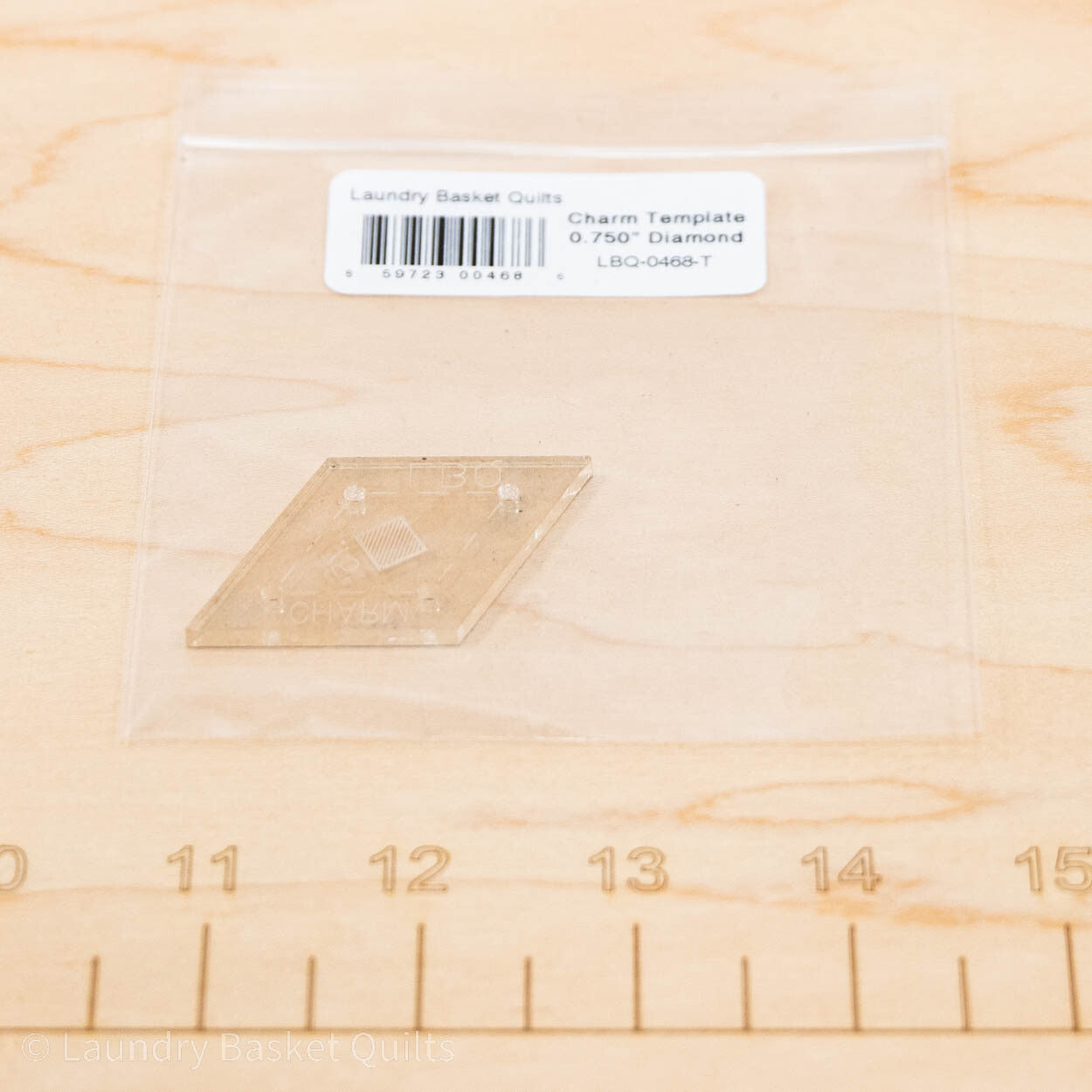 Charm Template 3/4" (0.75") Diamond