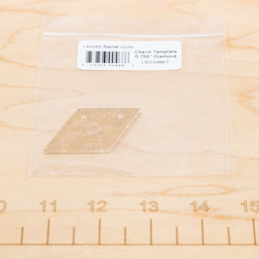 Charm Template 3/4" (0.75") Diamond