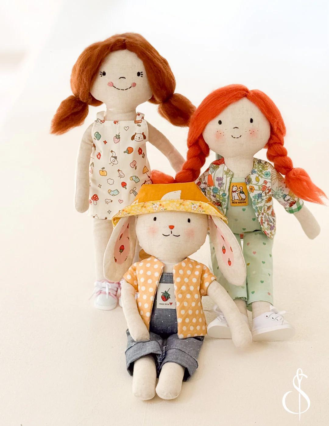 Meadow Friends Paper Pattern