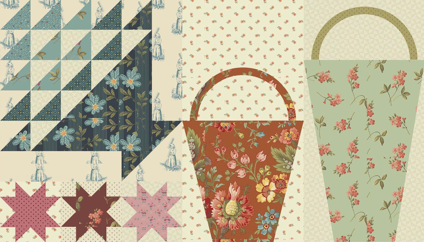 Anna's Baskets - Farmers Daughter Block 8 Pattern and Finish Instructions