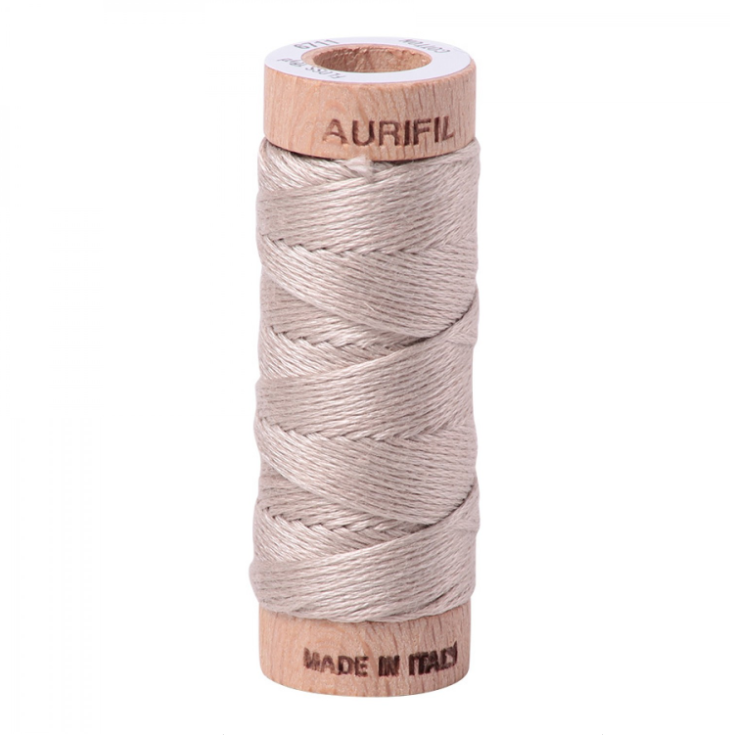 Aurifil Floss Cotton 6-Strand - Solid Cream Pewter