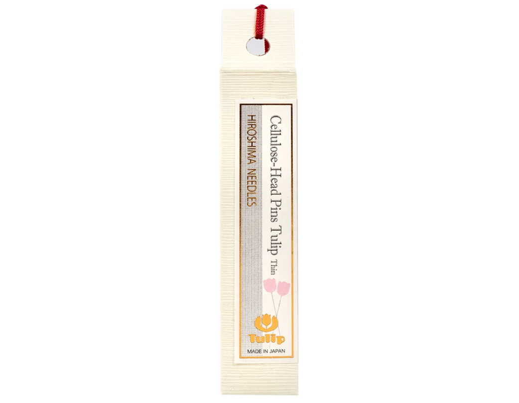 Cellulose-Head Pins Tulip Thin