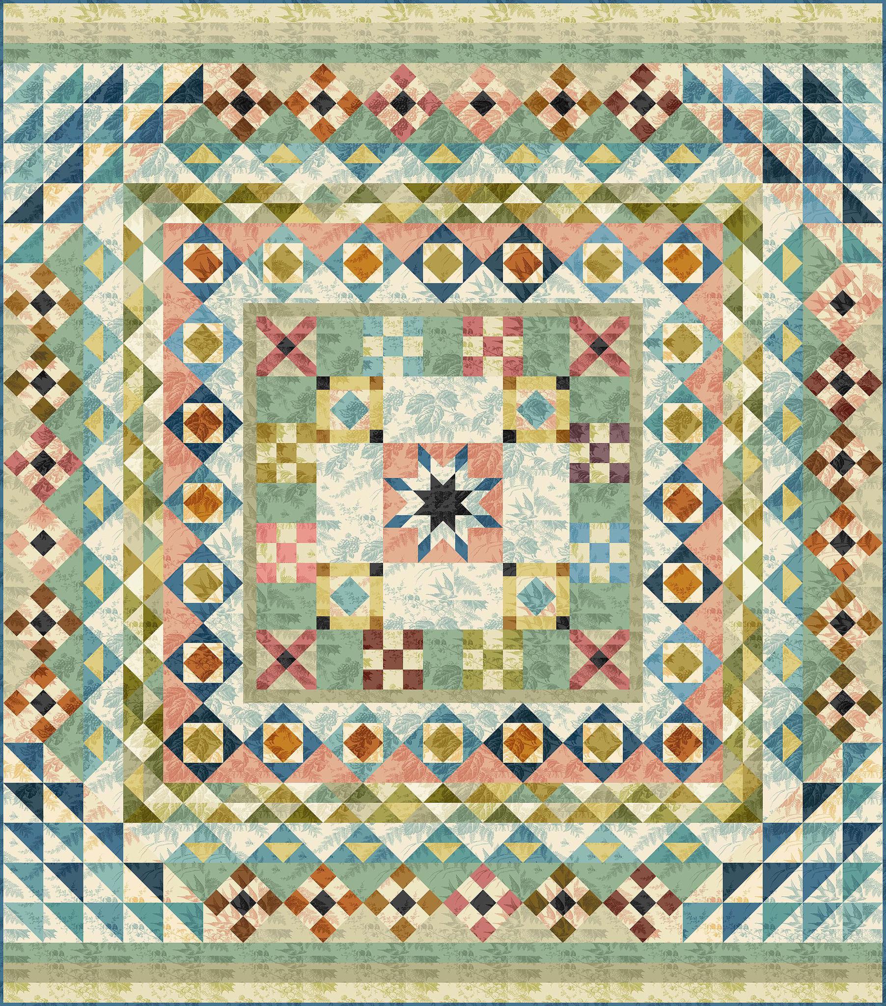 Green Mountain - Vermont Fabric Kit – Laundry Basket Quilts