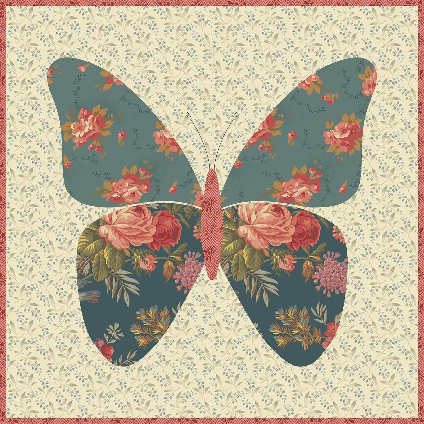 Stencil - Butterfly Pillow