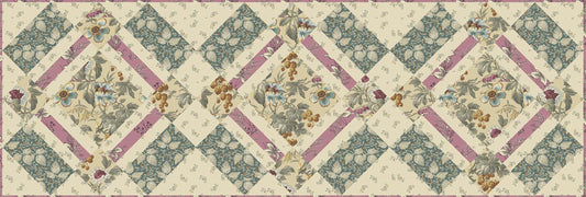 Bird Cage - English Garden Table Runner Fabric Kit