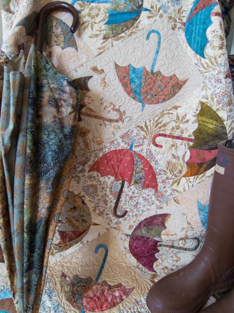 Stencil - Dancing Umbrella