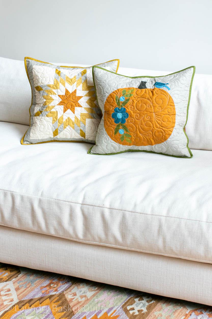 Pumpkin Pillow Talk Fabric Kit