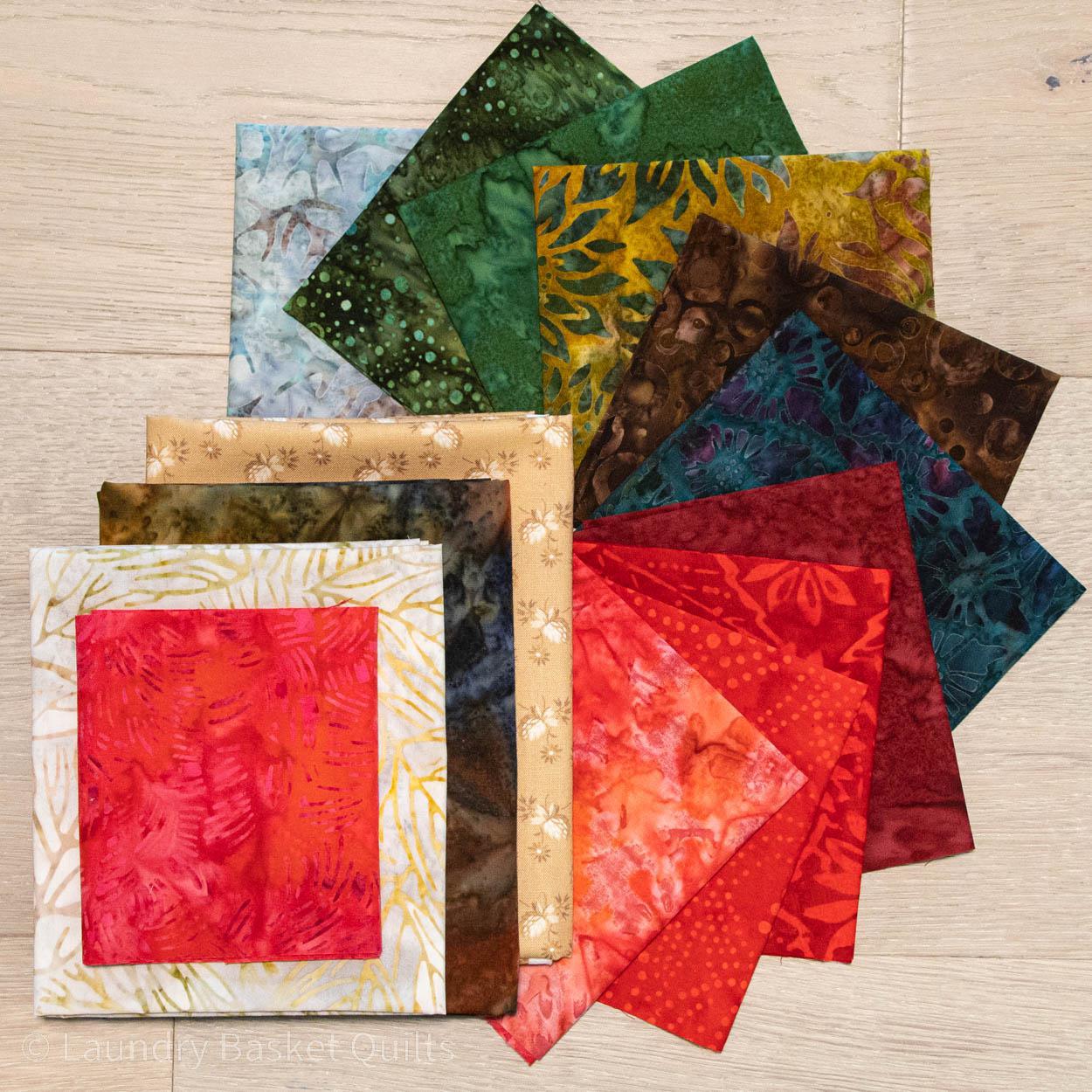Poinsettia Fabric Kit