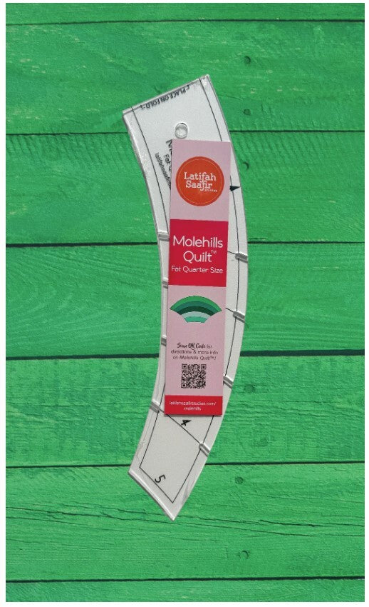 Molehills Template - Fat Quarter Size