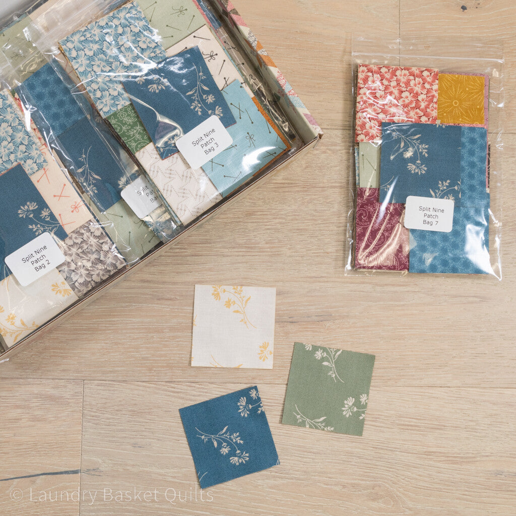 Split Nine Patch PRE-CUT Fabric Kit