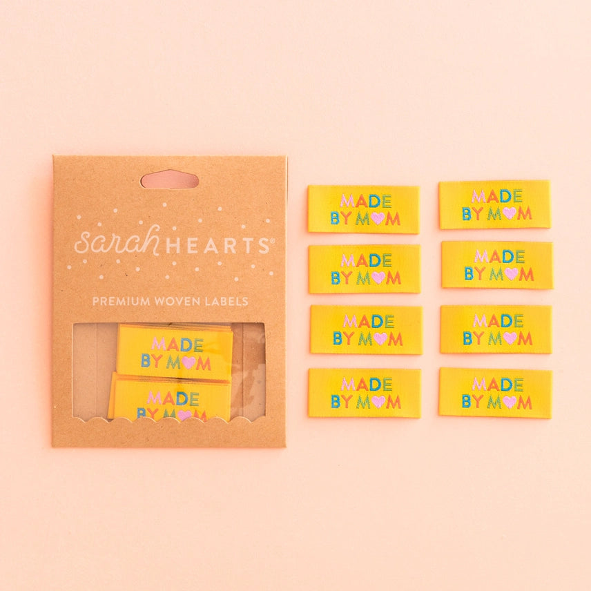Made by Mom - Sewing Woven Clothing Label Tags