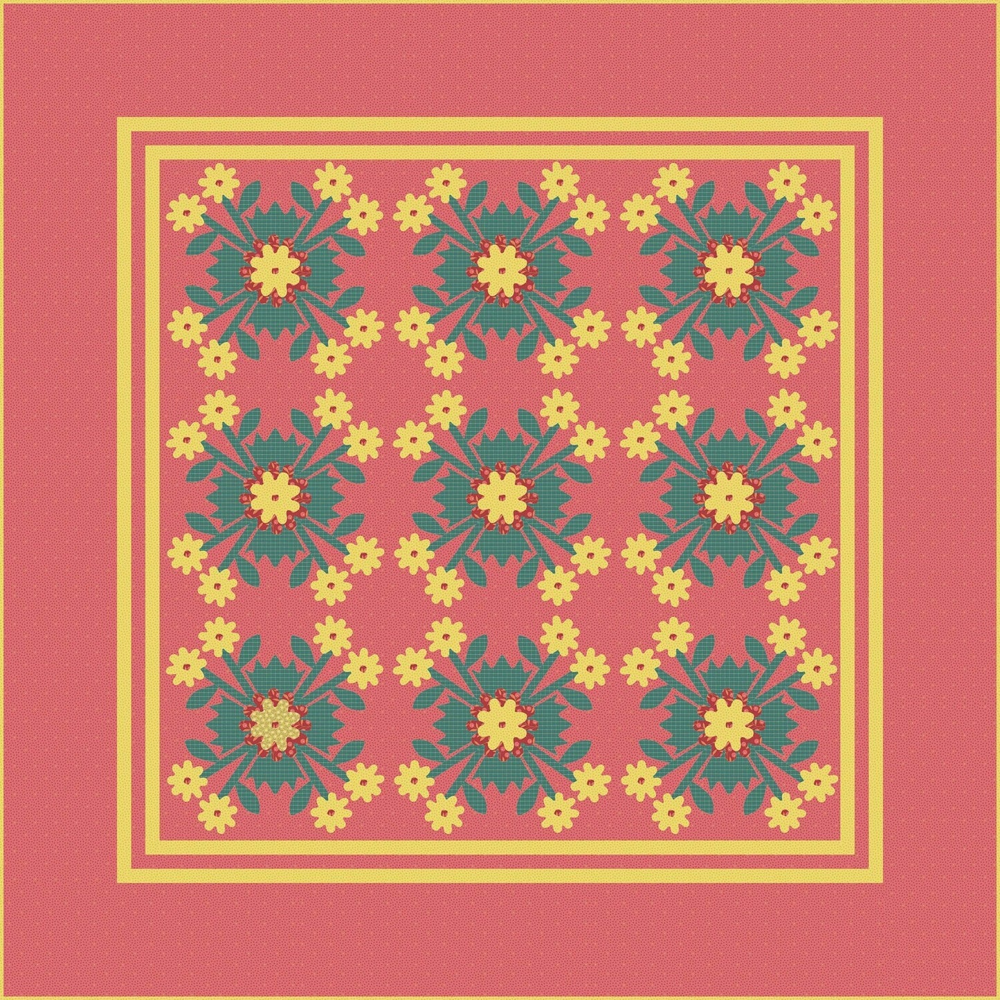 Spring Daffodils Fabric Kit