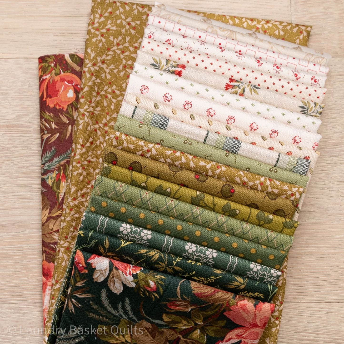 Cranberry Chain - Holiday Fabric Kit