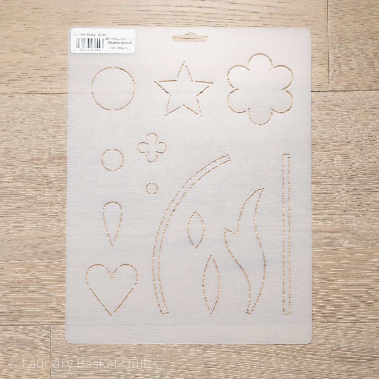 Stencil - Birthday Appliqué Shapes