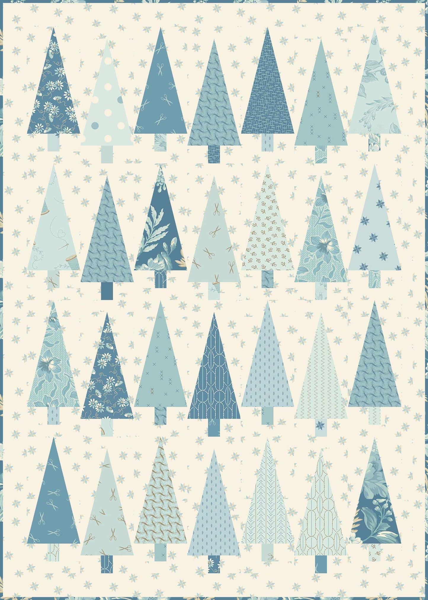 Mini Pinehurst - Sewing Bird PRE-CUT Fabric Kit