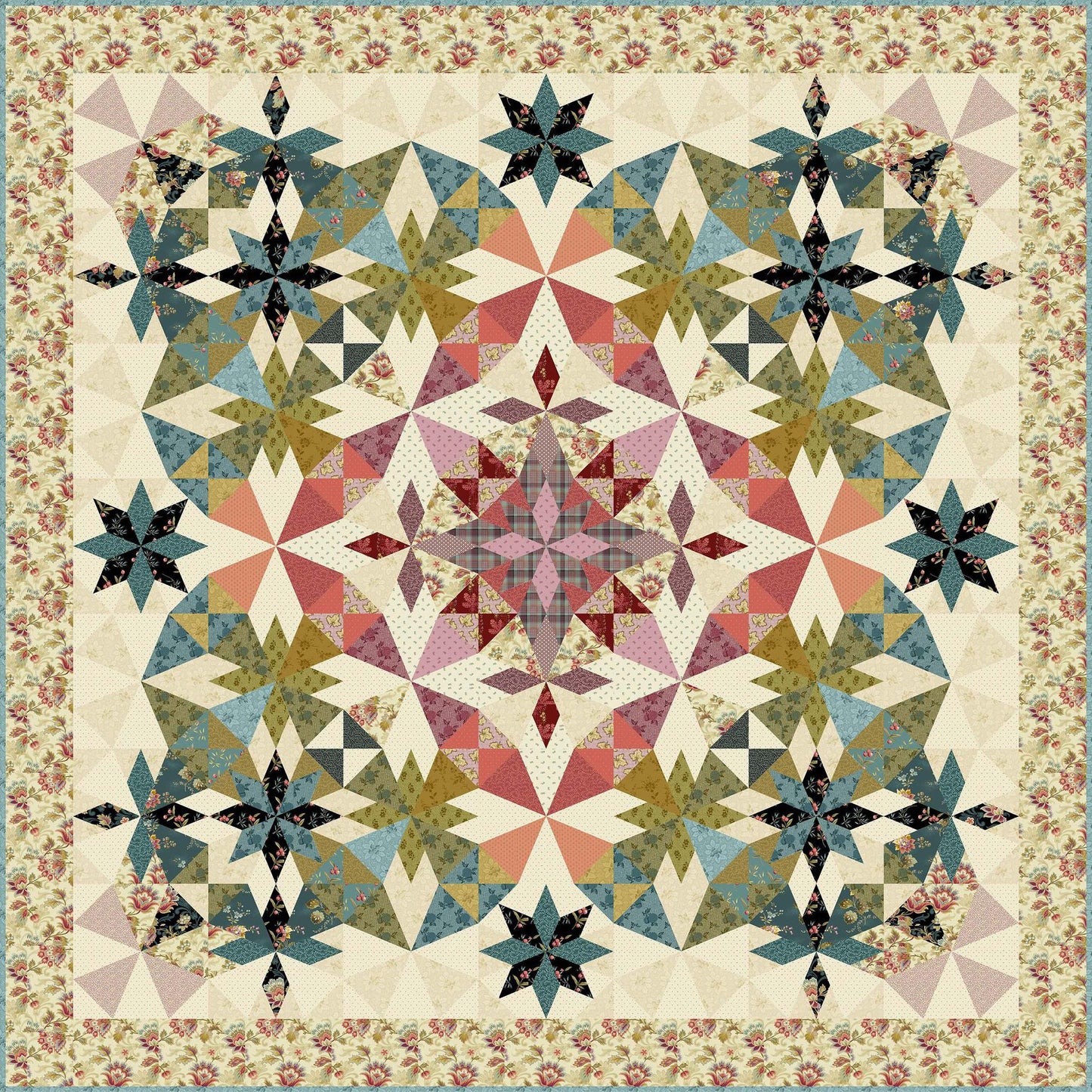 Alaska - Dahlia PRE-CUT Fabric Kit