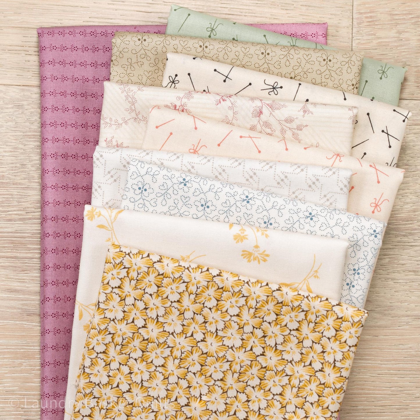 Ocean Tide - Sewing Basket Fabric Kit