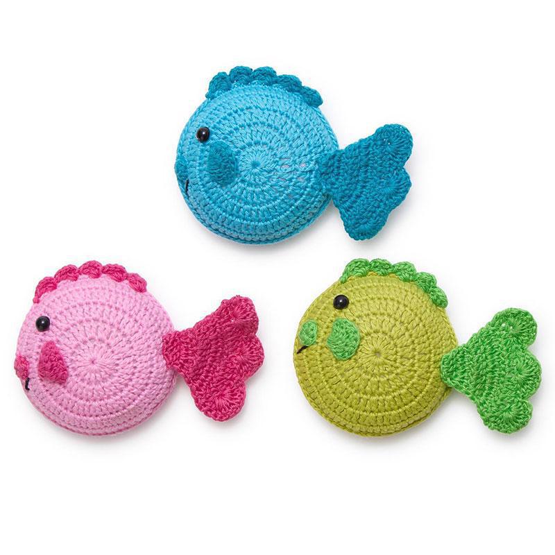 Crocheted Tape Measure Fish