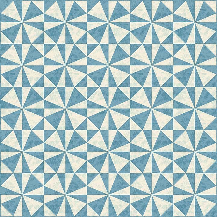 Pretty in Blue - PRE-CUT Fabric Kit