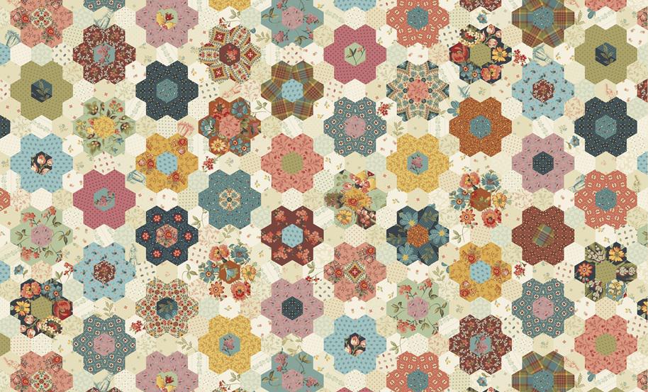 Sarahs Garden Prints - 1 yard