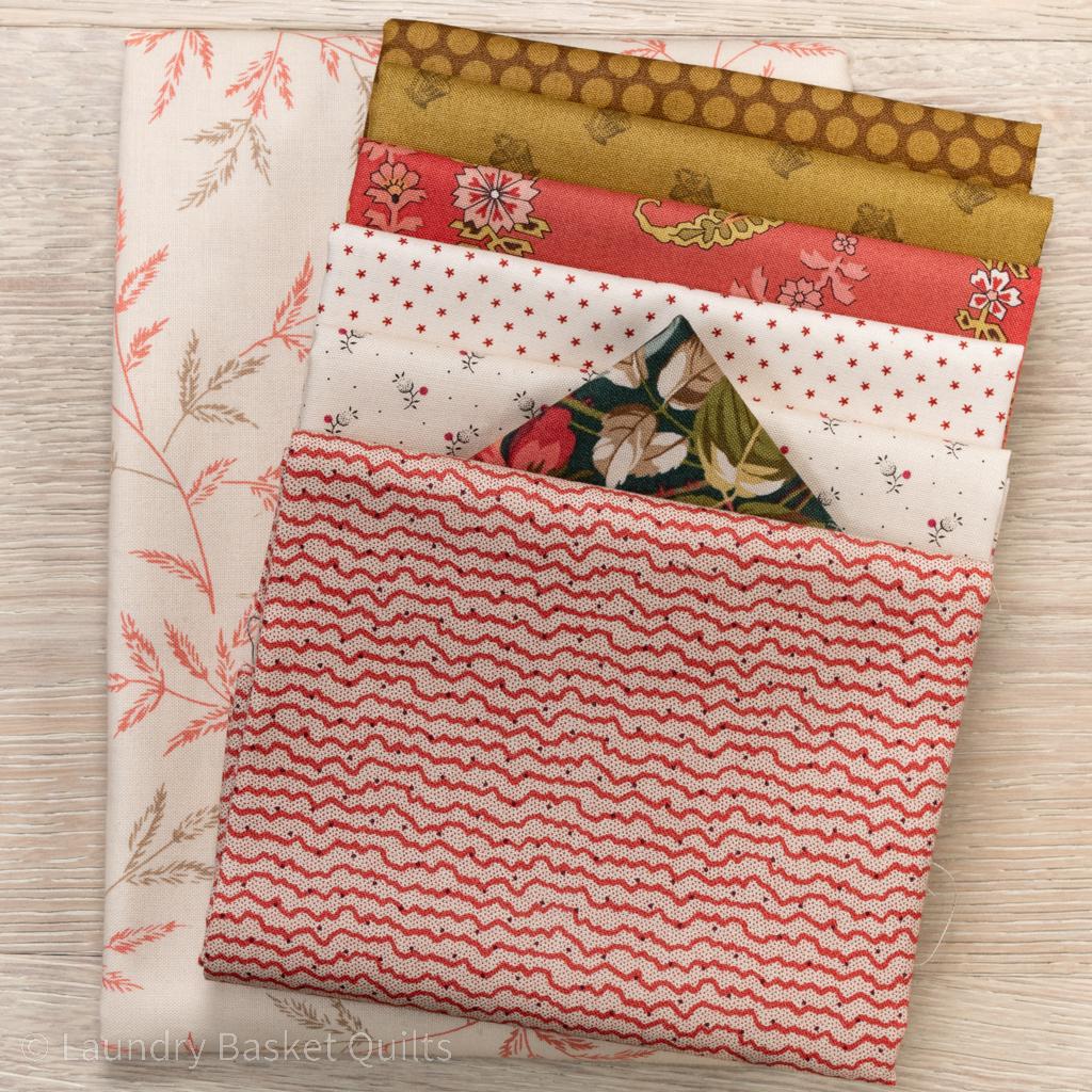 Feathered Star Pillow - Scrappy Fabric Kit