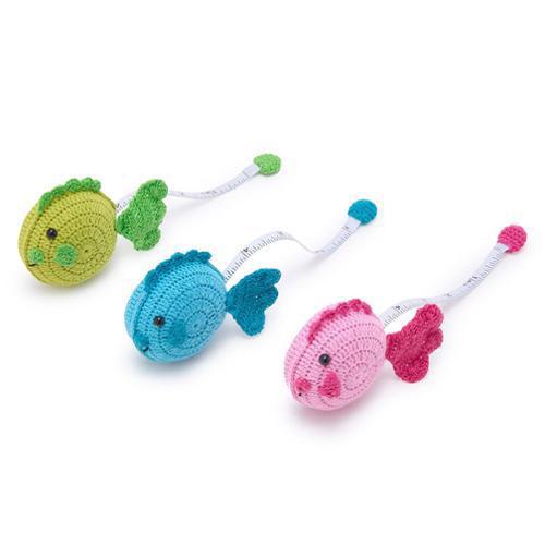 Crocheted Tape Measure Fish