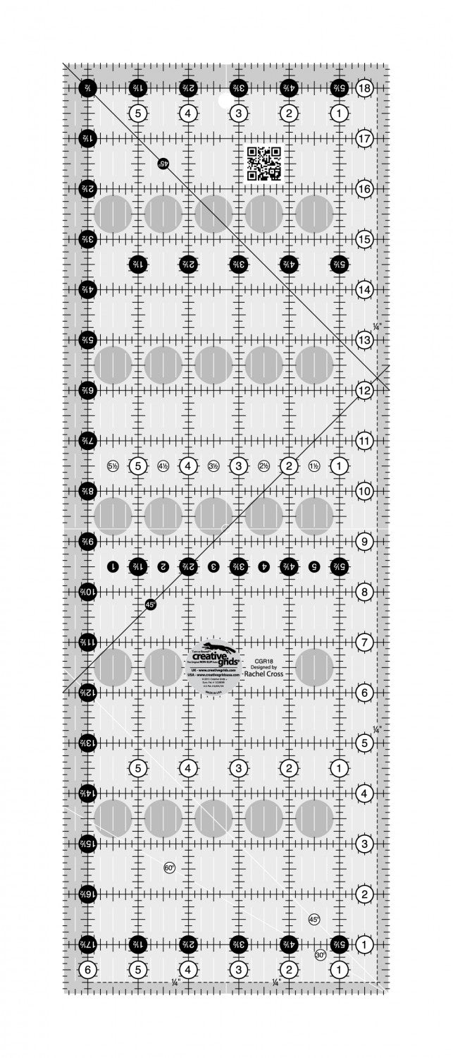 Creative Grids® Quilt Ruler 6½" x 18½"
