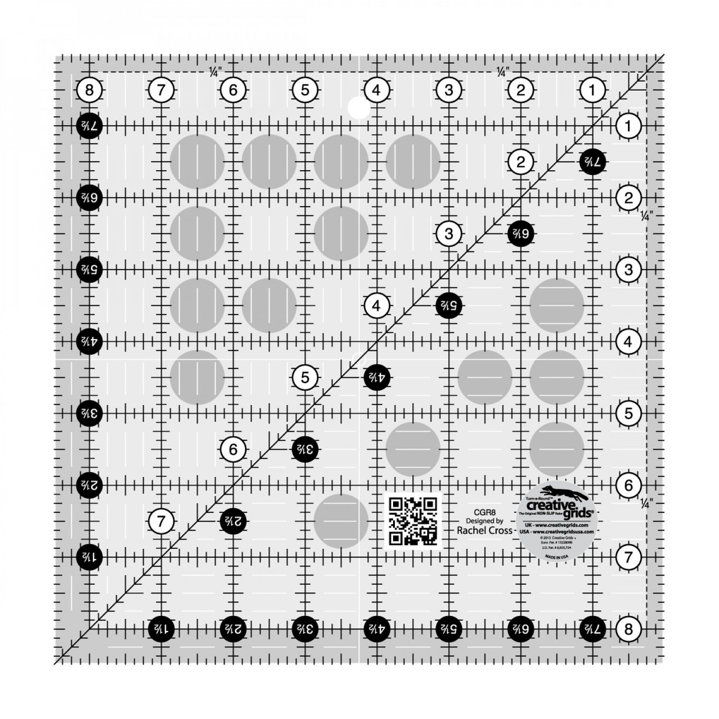Creative Grids® Quilt Ruler 8½" Square