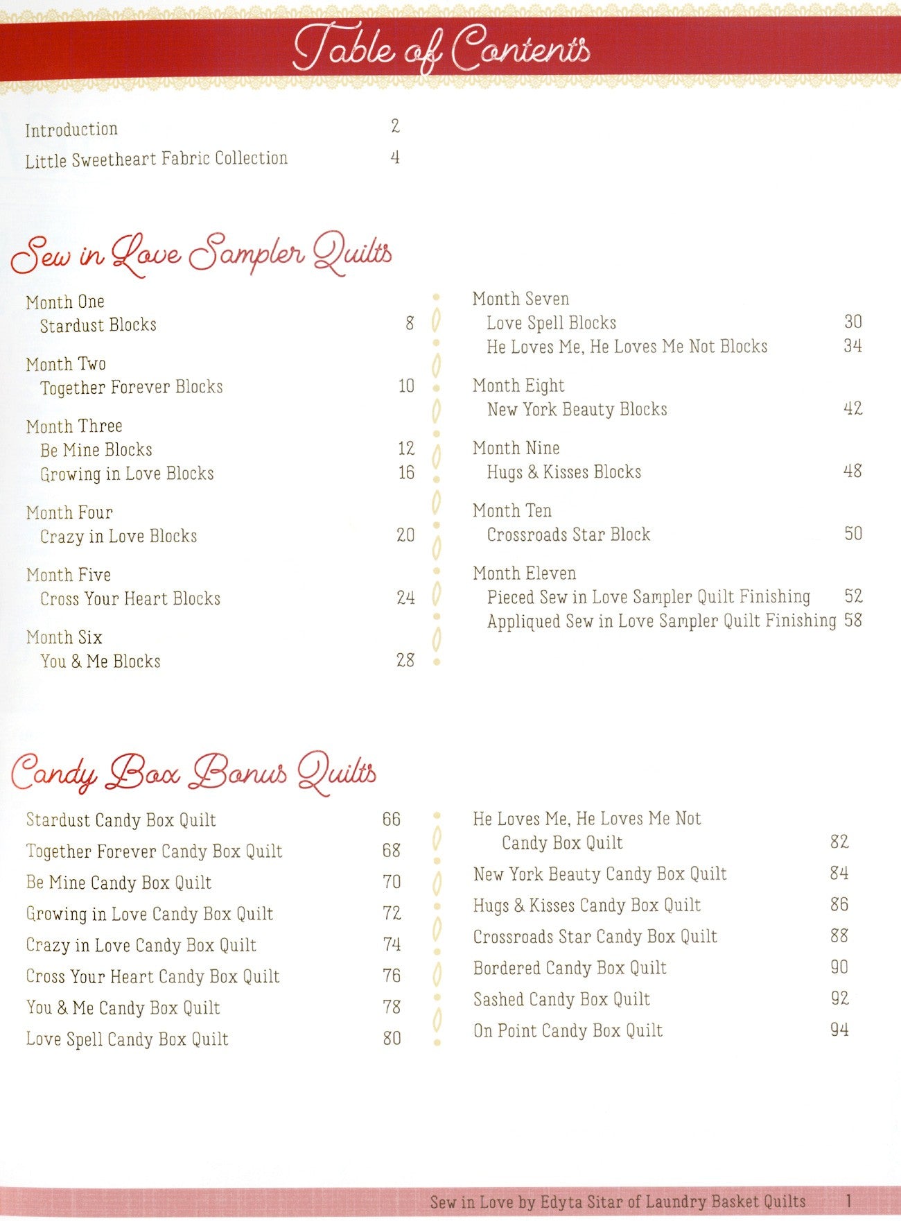 Sew in Love - Book