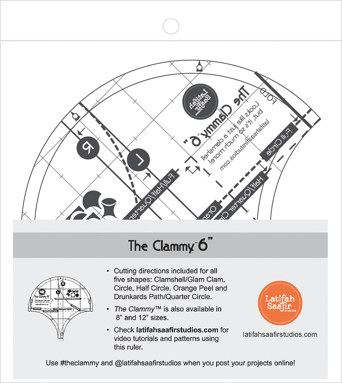 The Clammy 6″ - by Latifah Saafir Studios