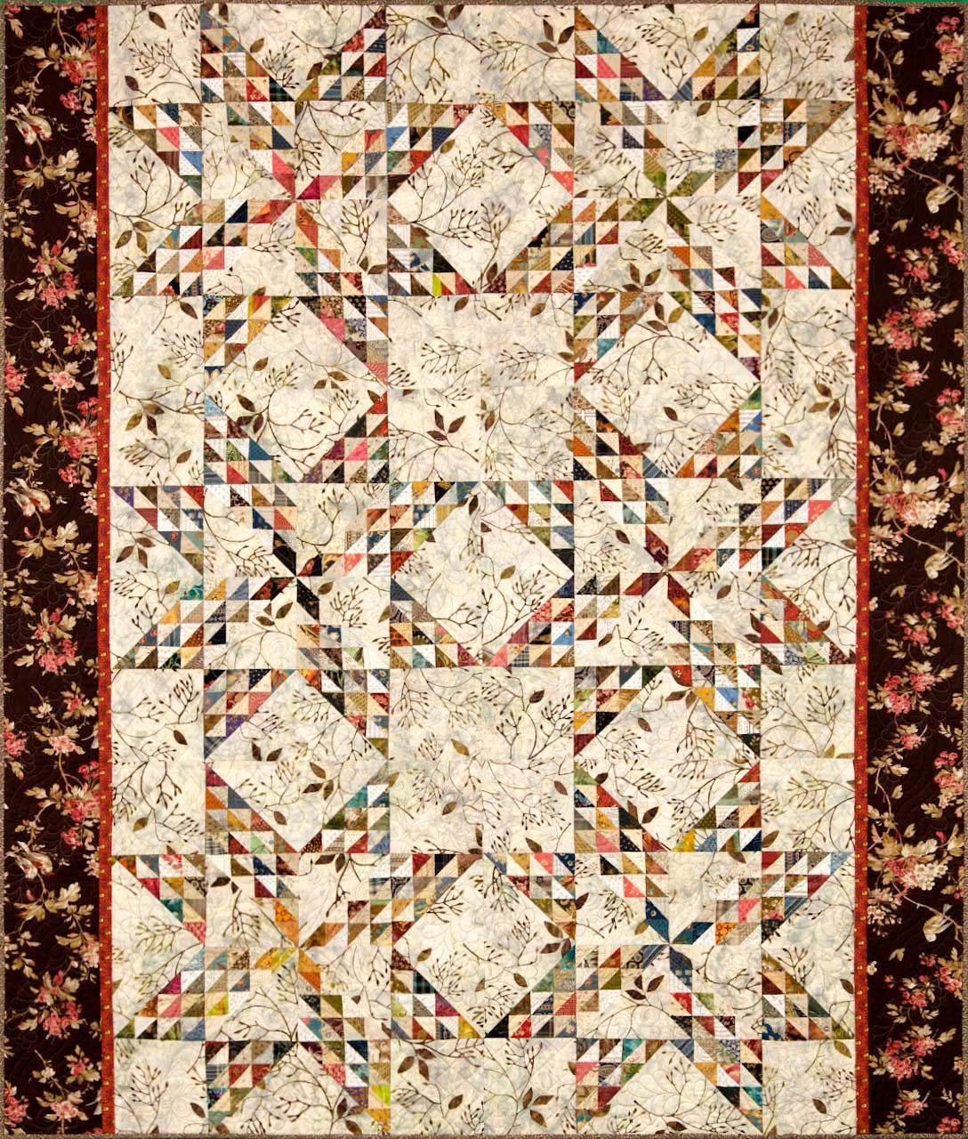 1½" Finished Triangle Paper - 10" x 10" fabric