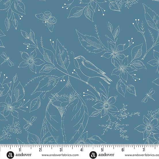 Sewing Bird 108" Prints - 1 yard