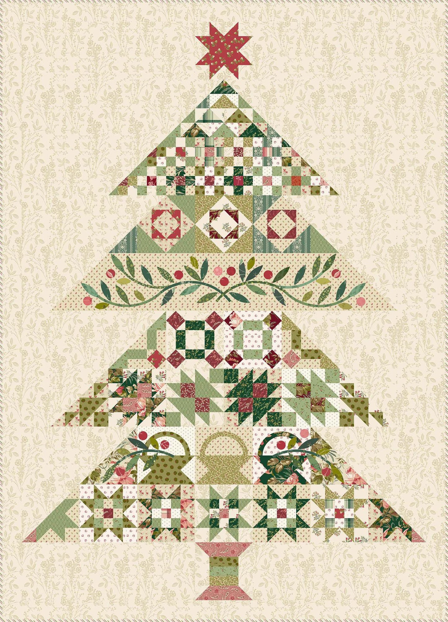 Tannenbaum PRE-CUT Fabric Kit with Appliqué