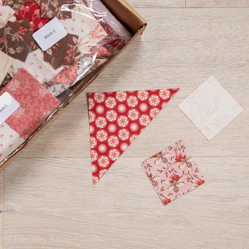 Michigan- Cocoa Pink PRE-CUT Fabric Kit