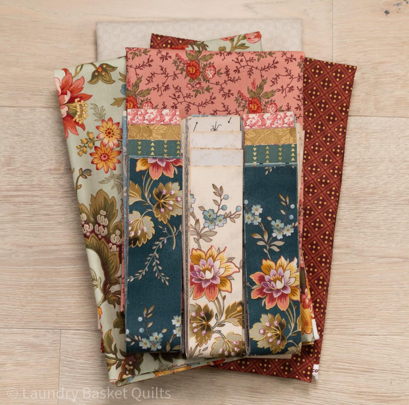 Vintage Four Patch Fabric Kit