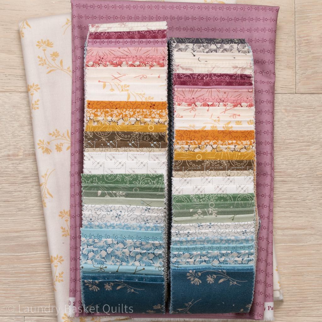 Virginia Star - Jelly Roll Sewing Basket Fabric Kit