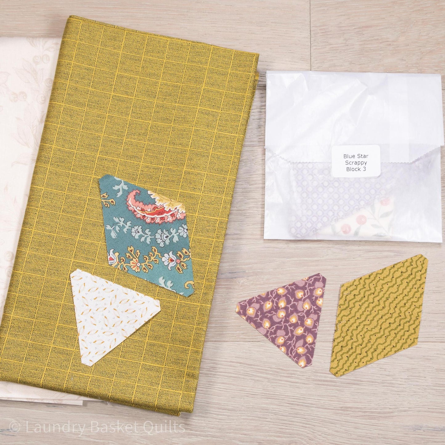 Scrappy Star PRE-CUT Fabric Kit