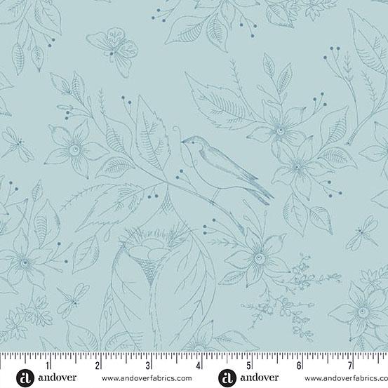 Sewing Bird 108" Prints - 1 yard