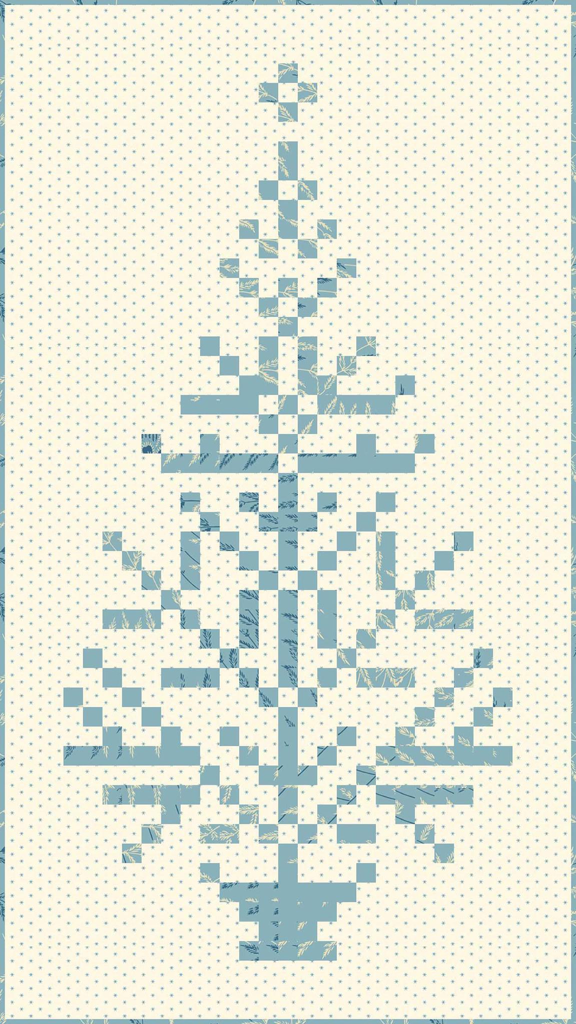 Potted Pine Fabric Kit