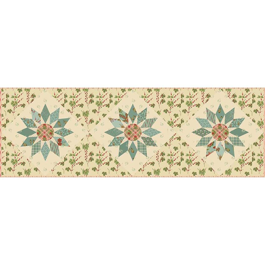 Shooting Star Table Runner - Eggnog Pie Fabric Kit