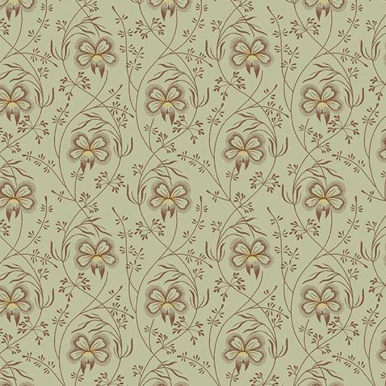 Secret Stash Chestnut Prints A-10529-G (1-yard)