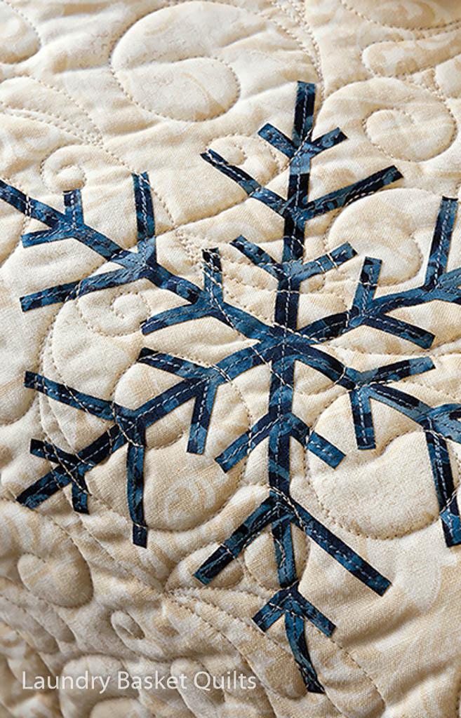 Silhouettes - Snowflakes Blue