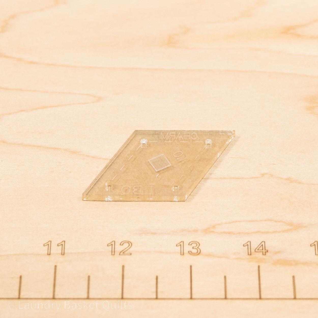 Charm Template 1" Diamond