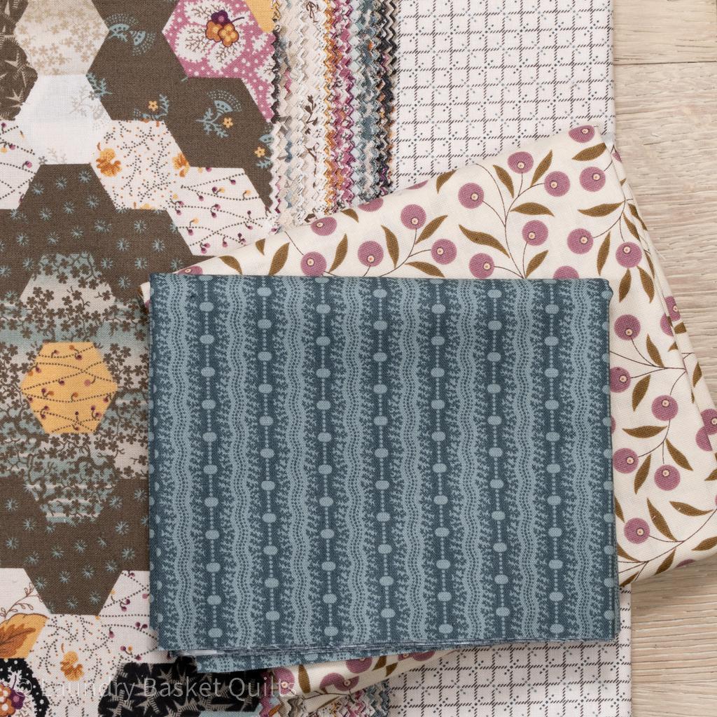 Patchwork Basket - English Garden Fabric Kit