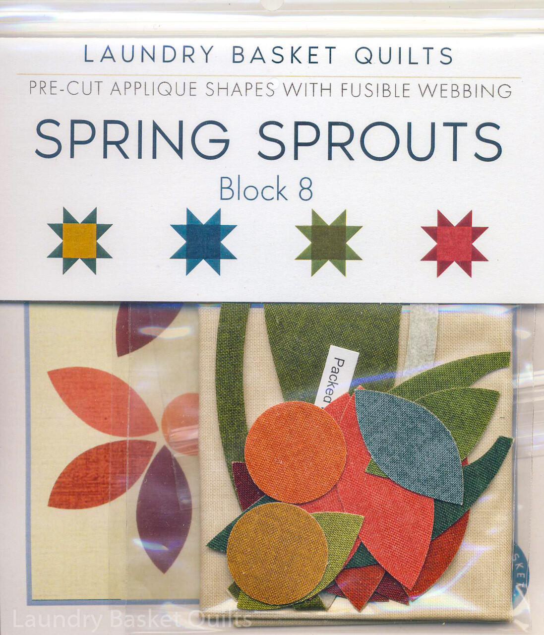 Silhouettes - Spring Sprouts LT Block 8